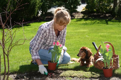 Green waste collection and composting on site